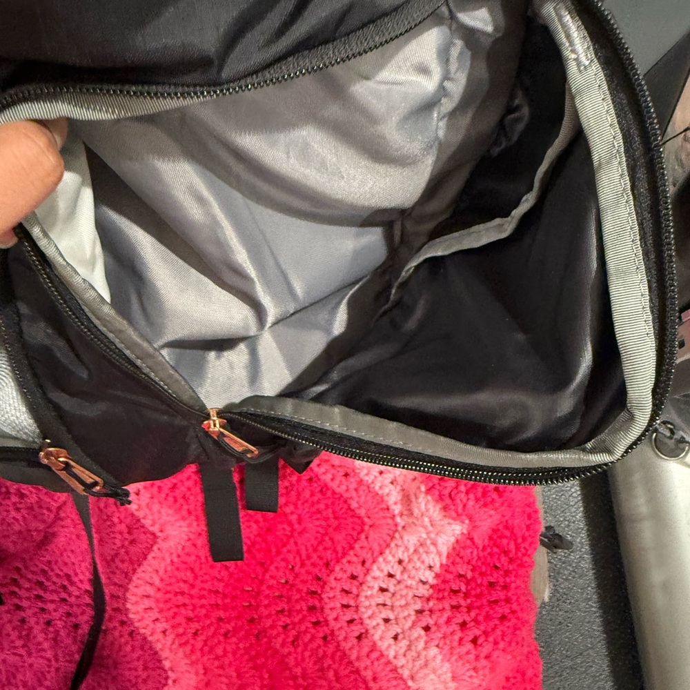 The North Face women’s Surge Luxe Black and rose gold Backpack - - Picture 10 of 12